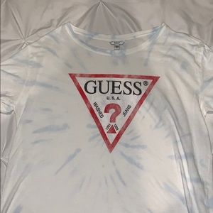 Guess light tie die T-shirt